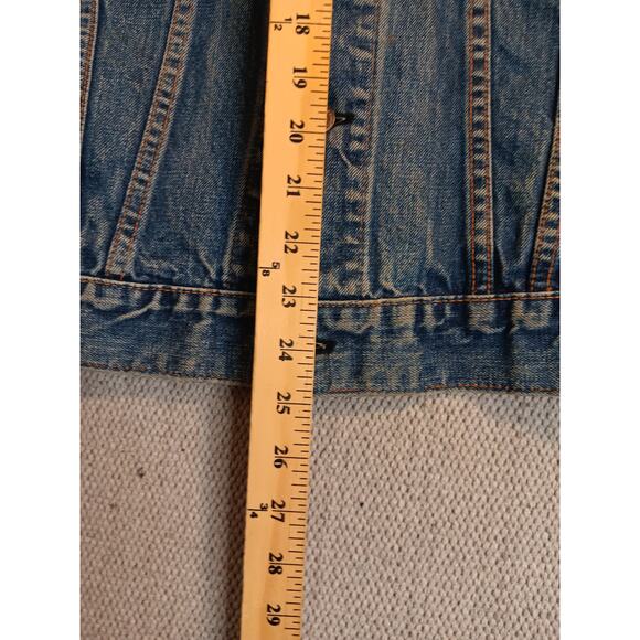 Levis Big E Type 3 Vintage Denim Jacket Mens Small Blue 1970 #52 Distressed USA - Picture 12 of 16